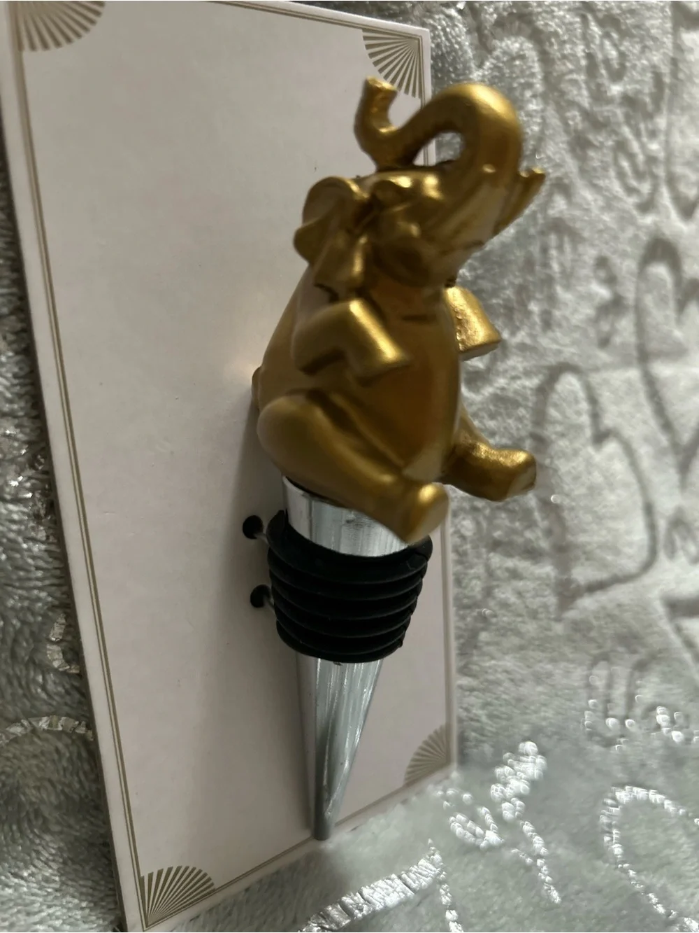 Wild Eye Designs gold elephant